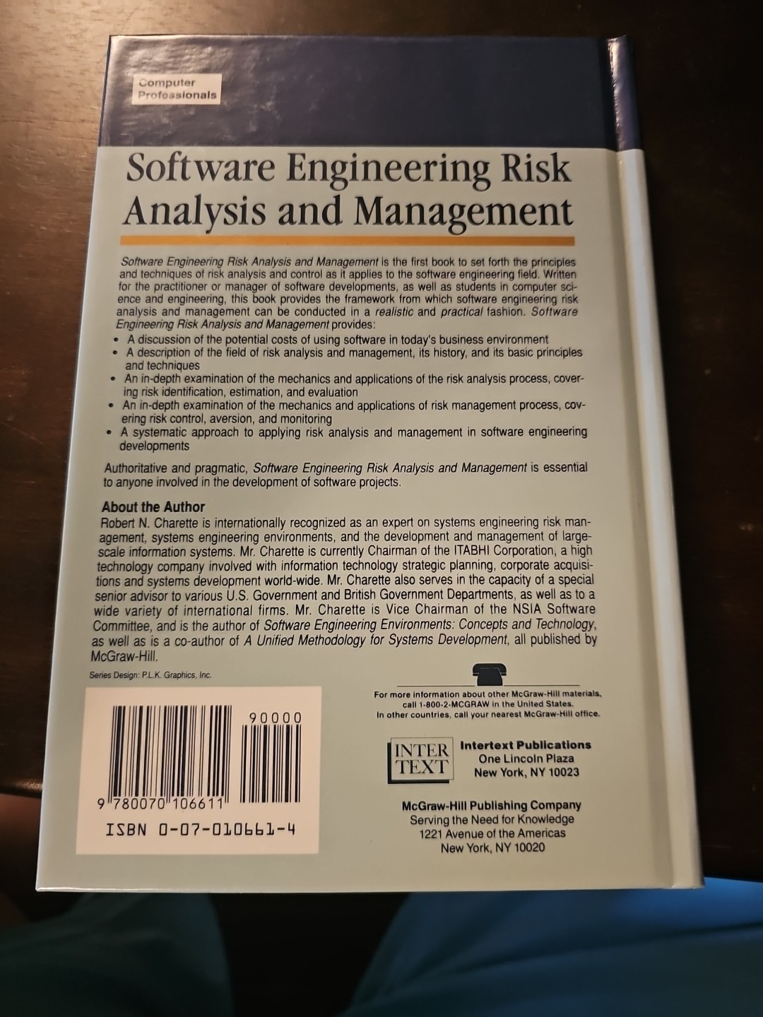 Software Engineering Ser.: Software Engineering Risk Analysis and Management by