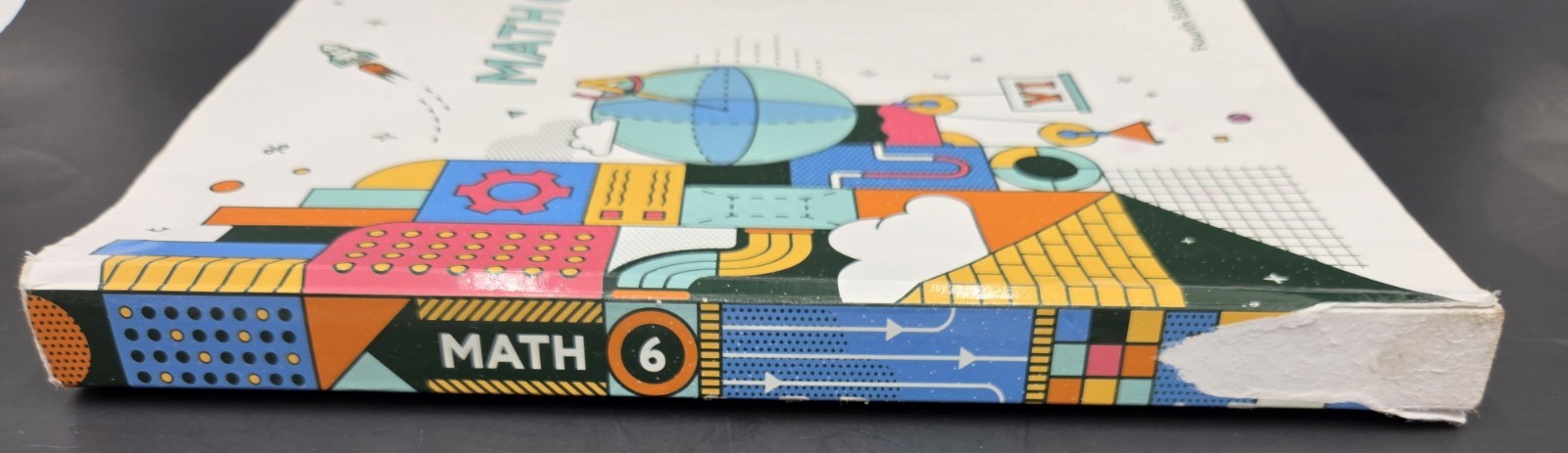 BJU Press Math 6 Worktext (4th Edition) 525444-005-01 Used-GOOD