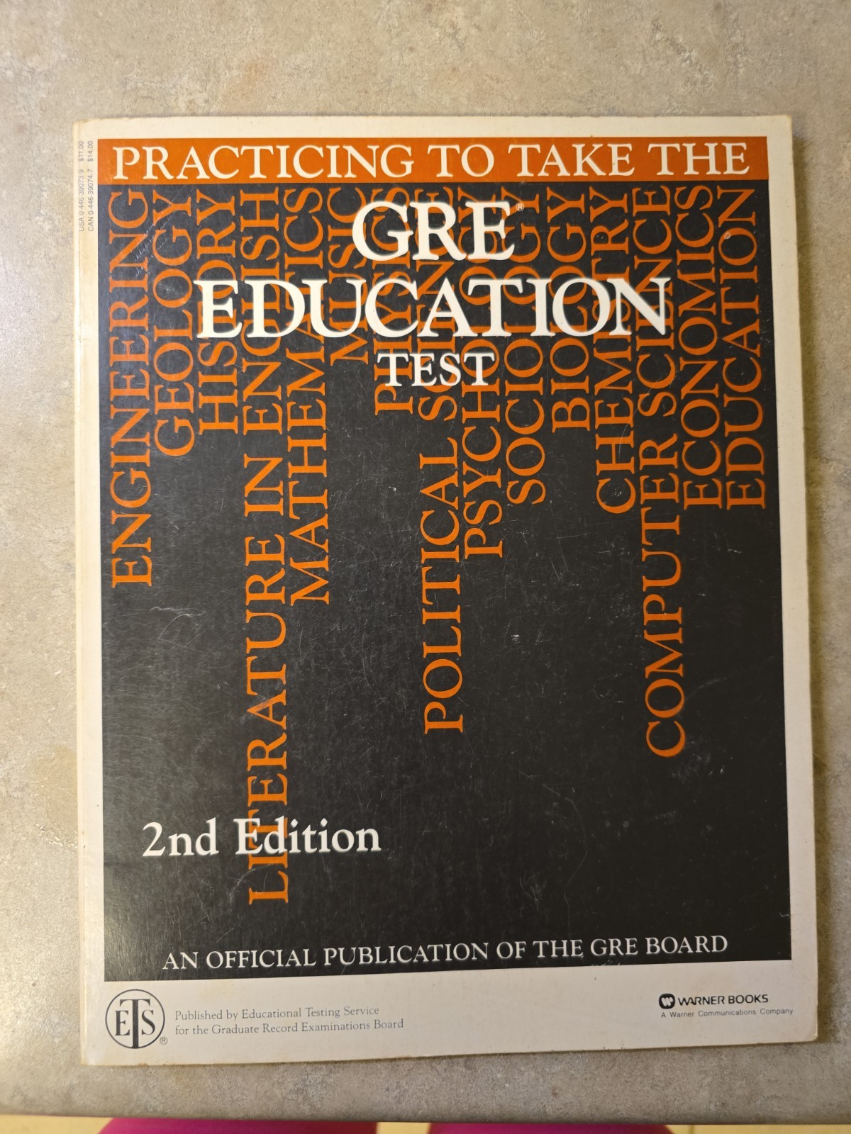 Lot 2 Vintage ETS GRE Test Prep Books 1980s Graduate Exam Study Guides