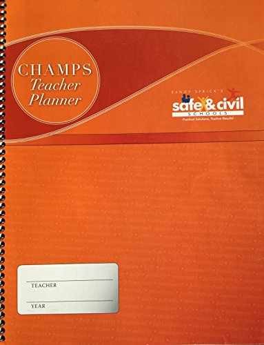 CHAMPS Teacher Planner, 2nd ed. – Spiral-bound, by Randy Sprick – Very Good o