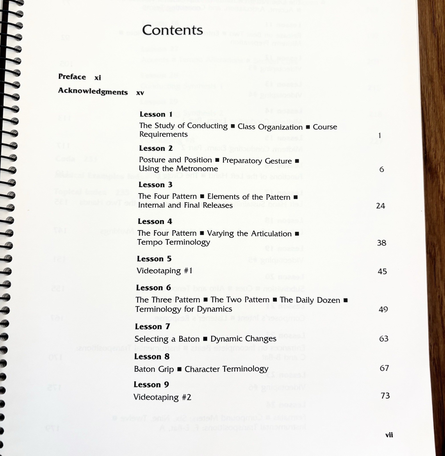 Basic Techniques of Conducting Workbook by Kenneth H. Phillips 1997 Spiral Book