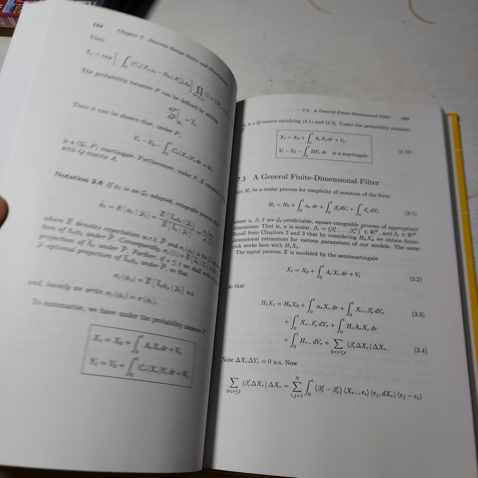 Hidden Markov Models: Estimation and Control (Stochastic Modelling and Applied,