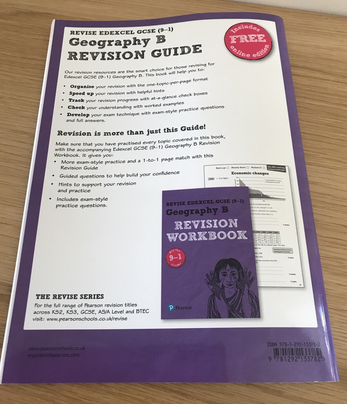Pearson REVISE Edexcel GCSE 9-1 Geography B Revision Guide