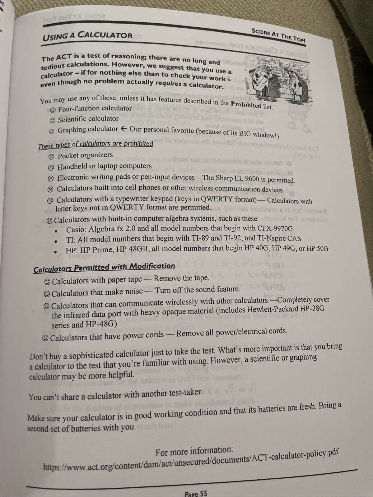 ACT Test Taking Strategies Book 12th Edition