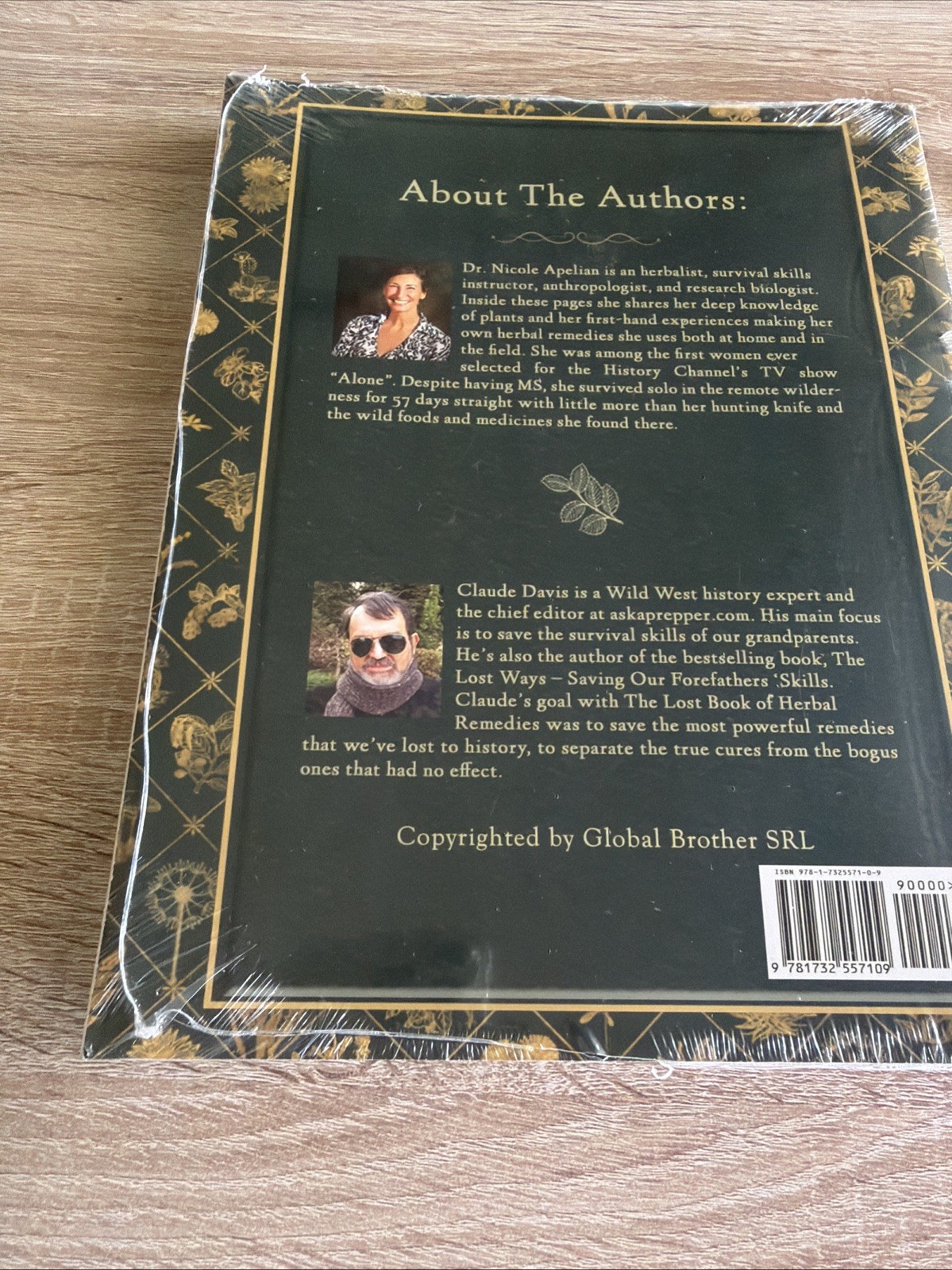 NEW SEALED The Lost Book of Herbal Remedies (paperback with color pictures)