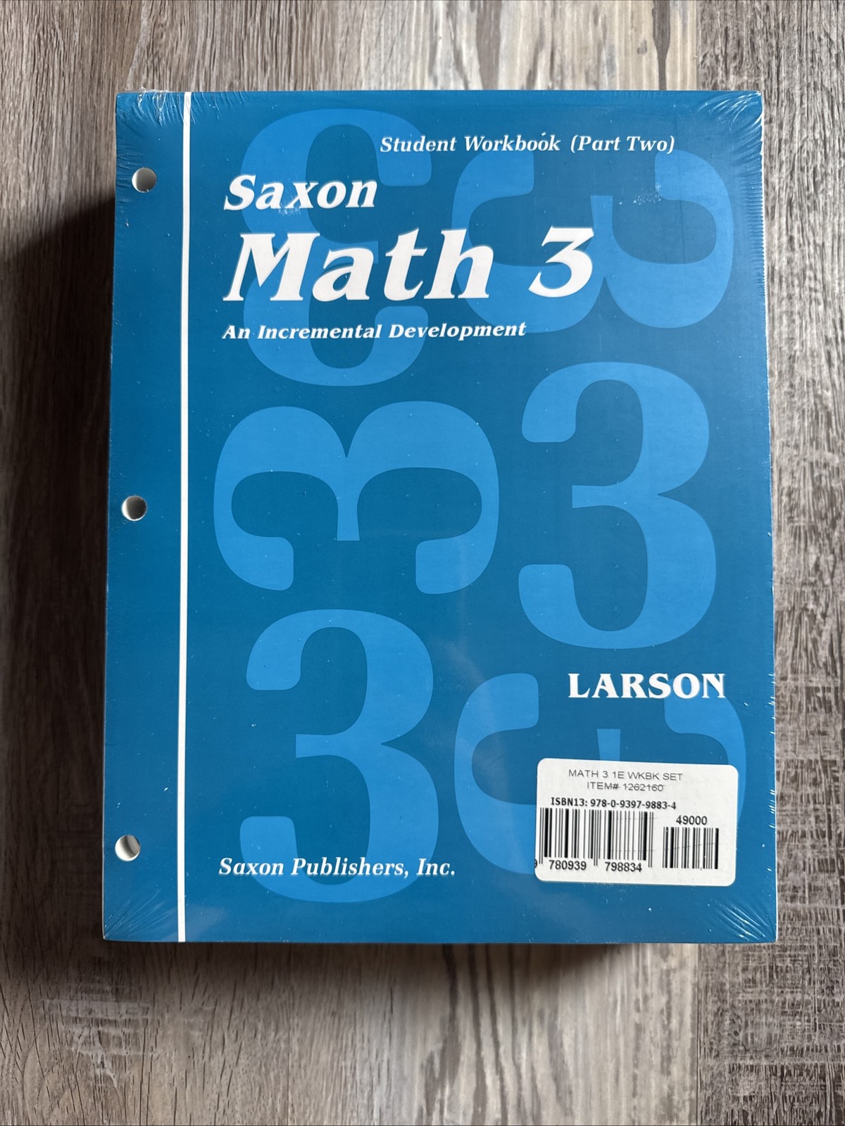 NEW! SAXON MATH 3 HOMESCHOOL COMPLETE HOME STUDY KIT 3rd GRADE SET