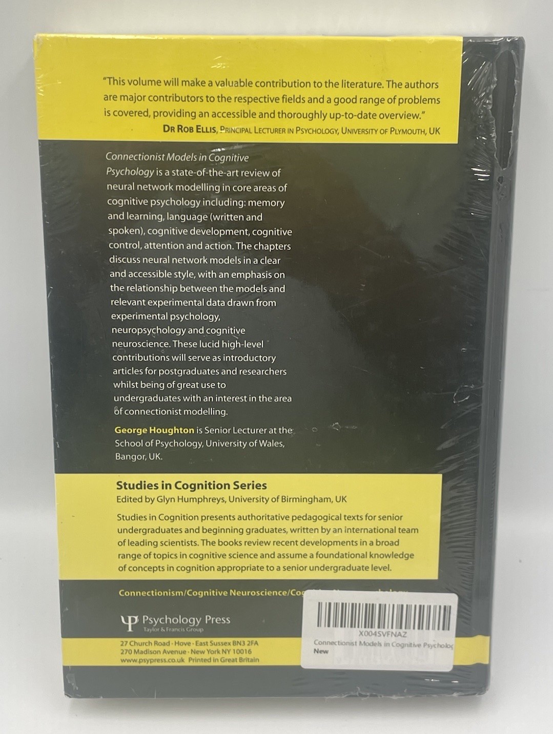 Connectionist Models in Cognitive Psychology (Hardcover) **NEW SEALED**