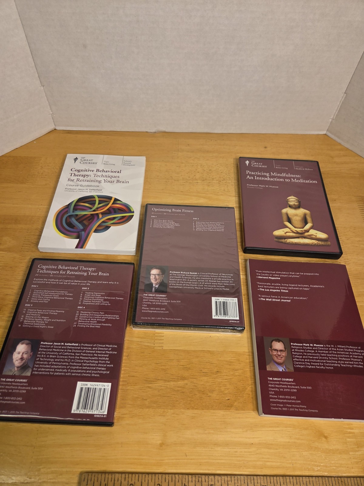 Lot Of 3 The Great Courses Health & Wellness And Personal Development