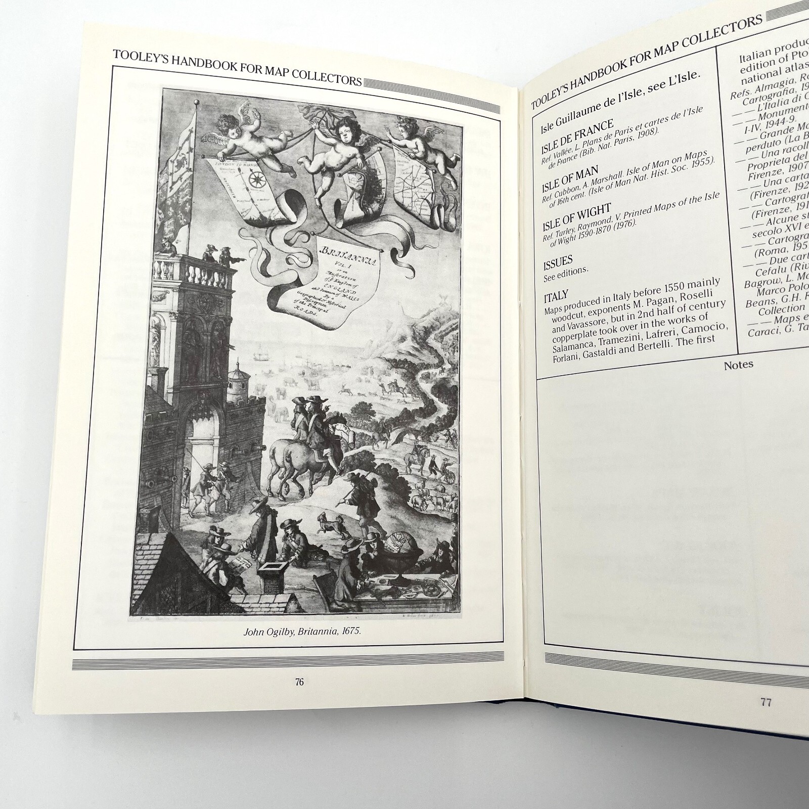 Tooley’s Handbook for Map Collectors by R.V. Tooley – Hardcover 1985