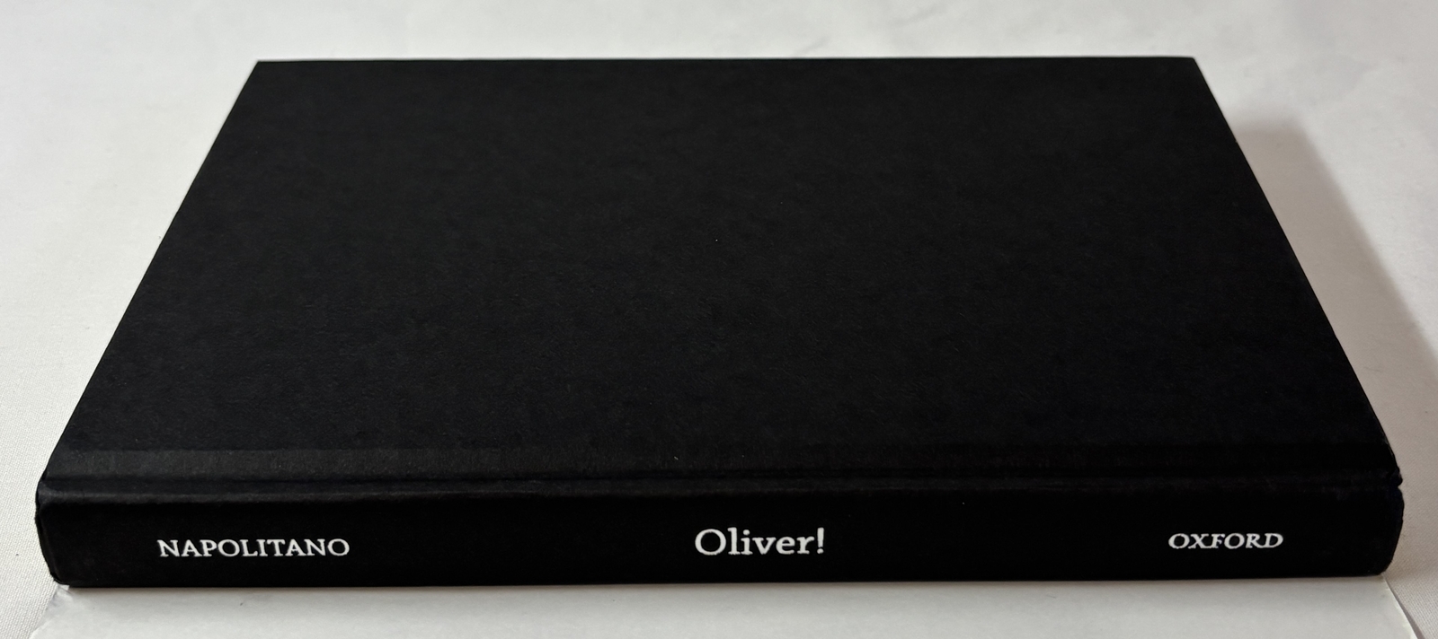 2014 Marc Napolitano OLIVER! A Dickensian Musical ~ hc dj 1st