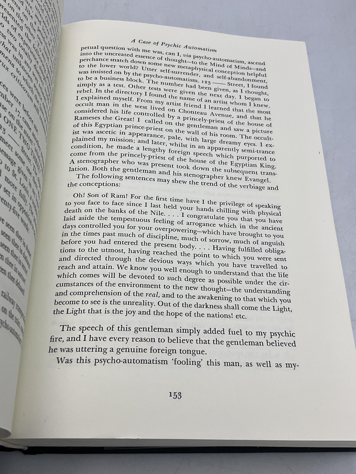 Essays In Psychical Research William James Harvard HC DJ Black 1986 USA