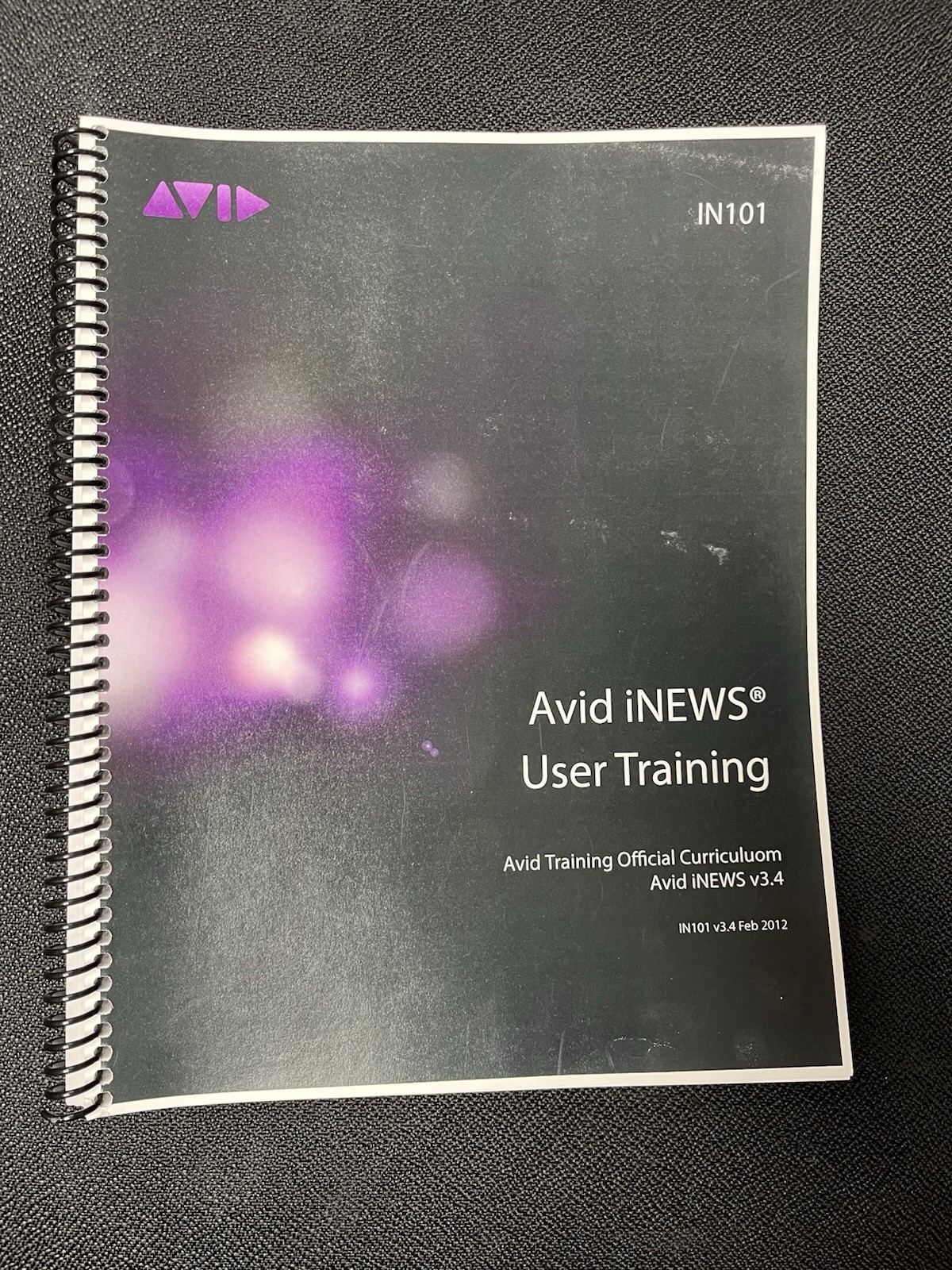 Avid iNews User Training V3.4 Training Official Curriculum IN101 Software Manual