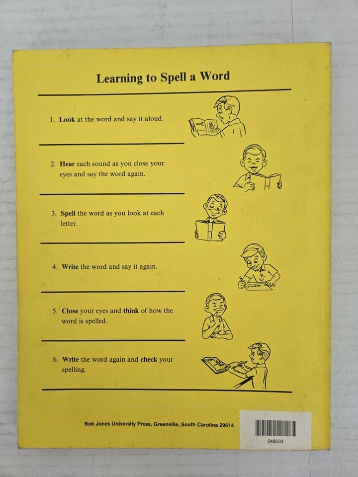 Bob Jones Spelling for Christian Schools Grade 4