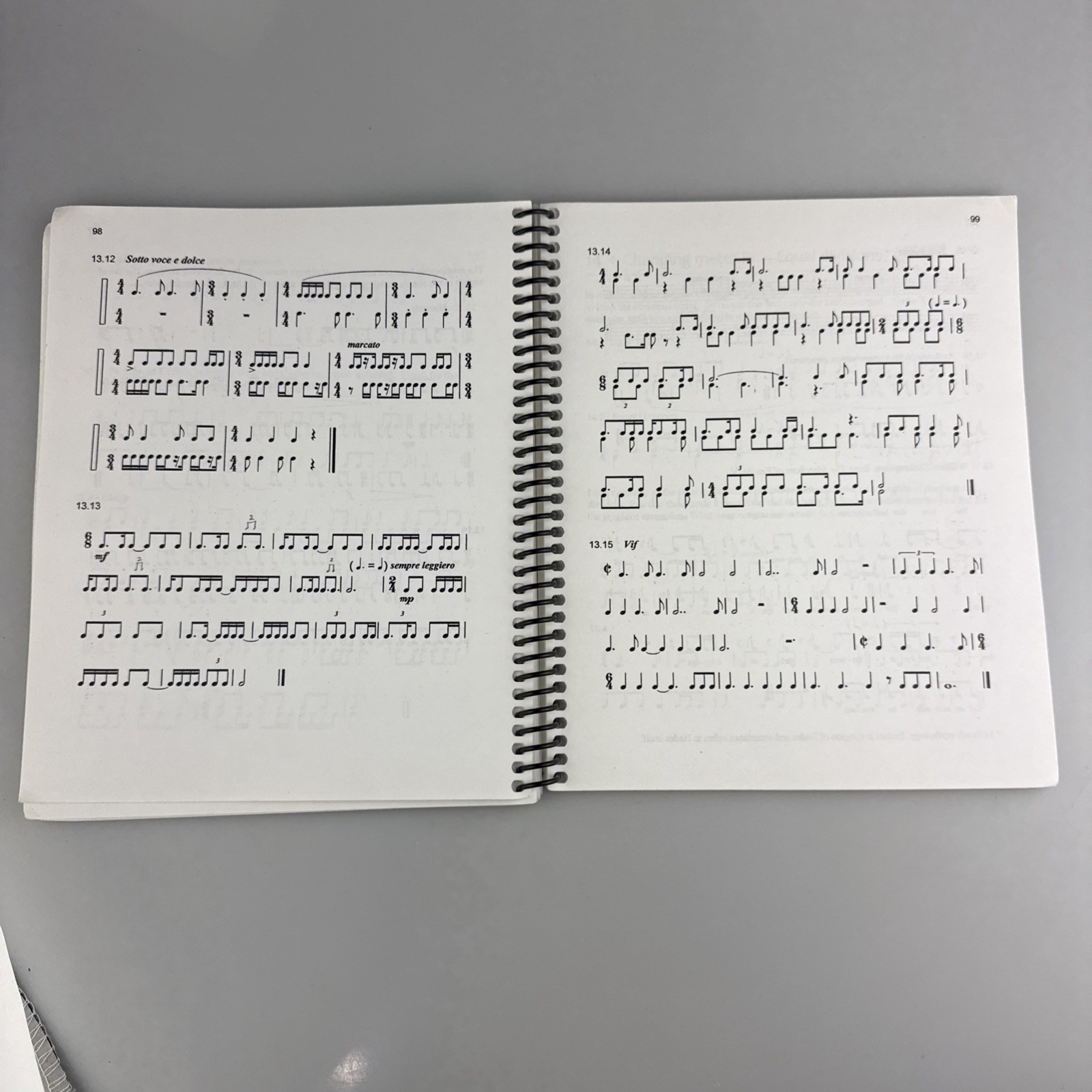 RARE Original Rhythm Book – Spiral-bound, by Richard Hoffman (Takadimi method)