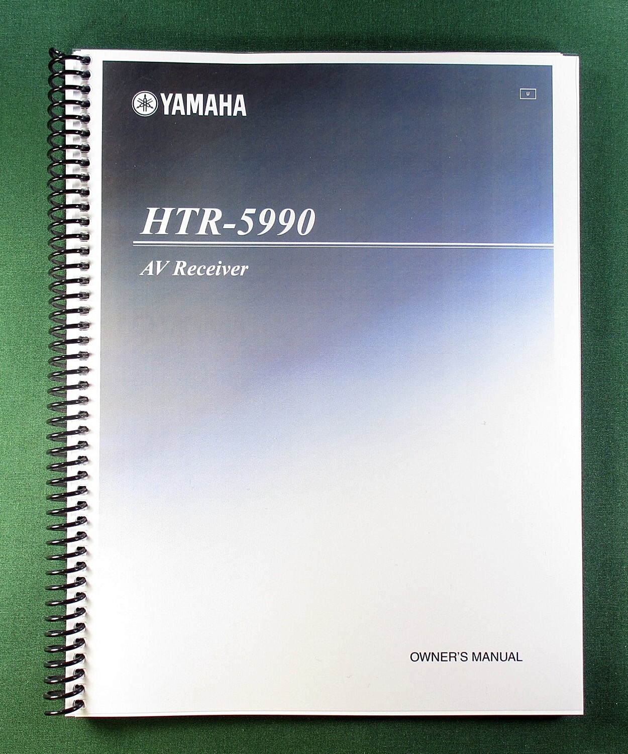 Yamaha HTR-5990 Instruction Manual: 128 Pages & Protective Covers!