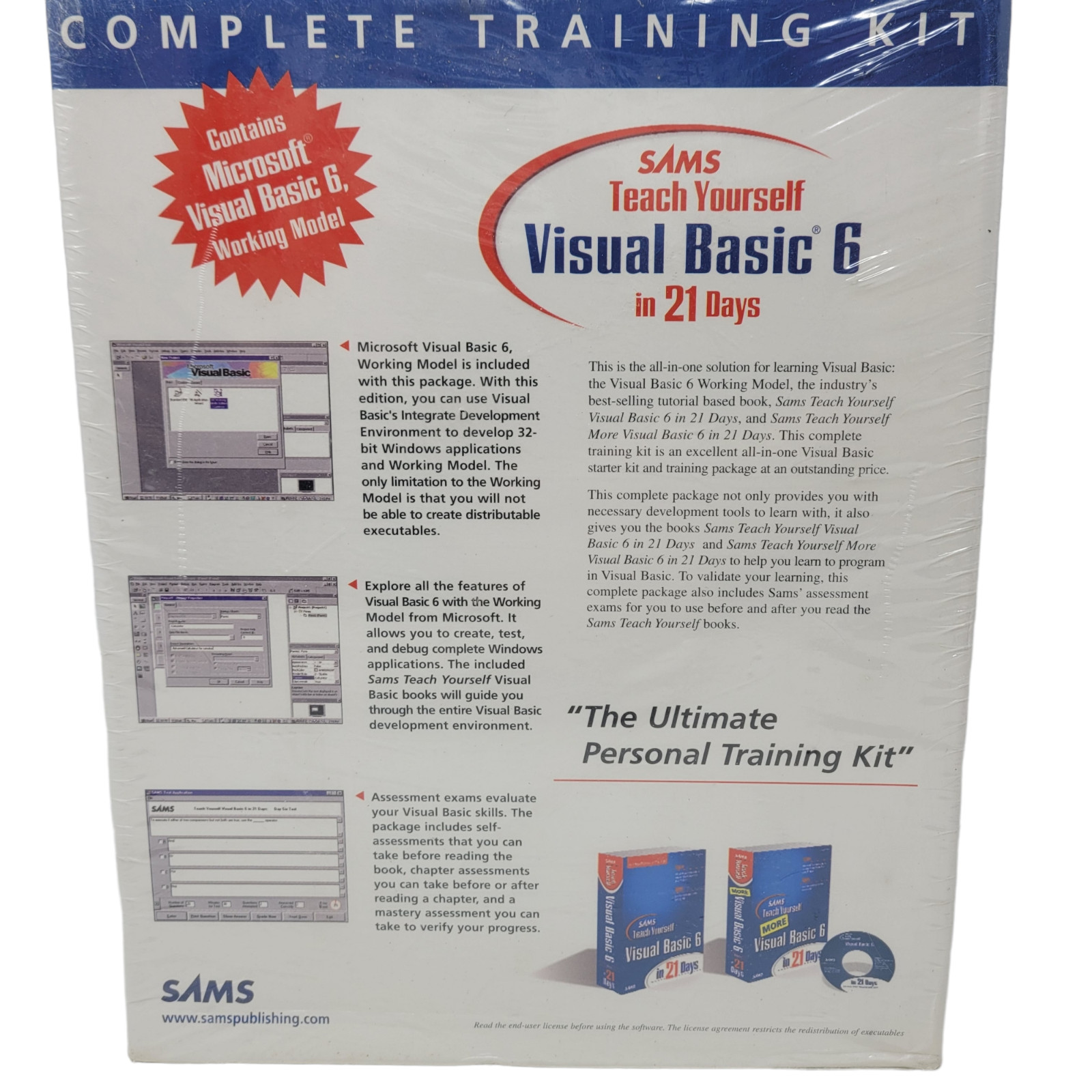 Sams Teach Yourself Visual Basic 6 in 21 Days Training Kit CD-ROM & Paperback