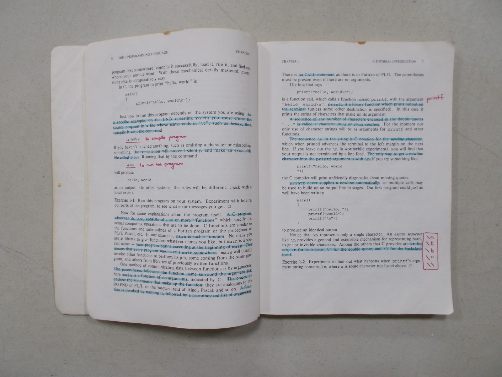 * The C Programming Language by Brian W. Kernighan (paperback)