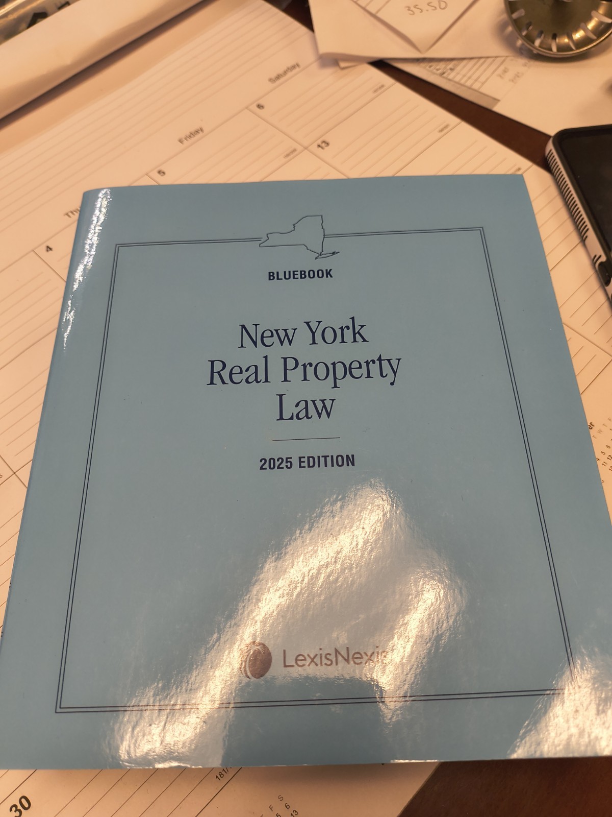 Bluebook New York Real Property Law 2025 Edition