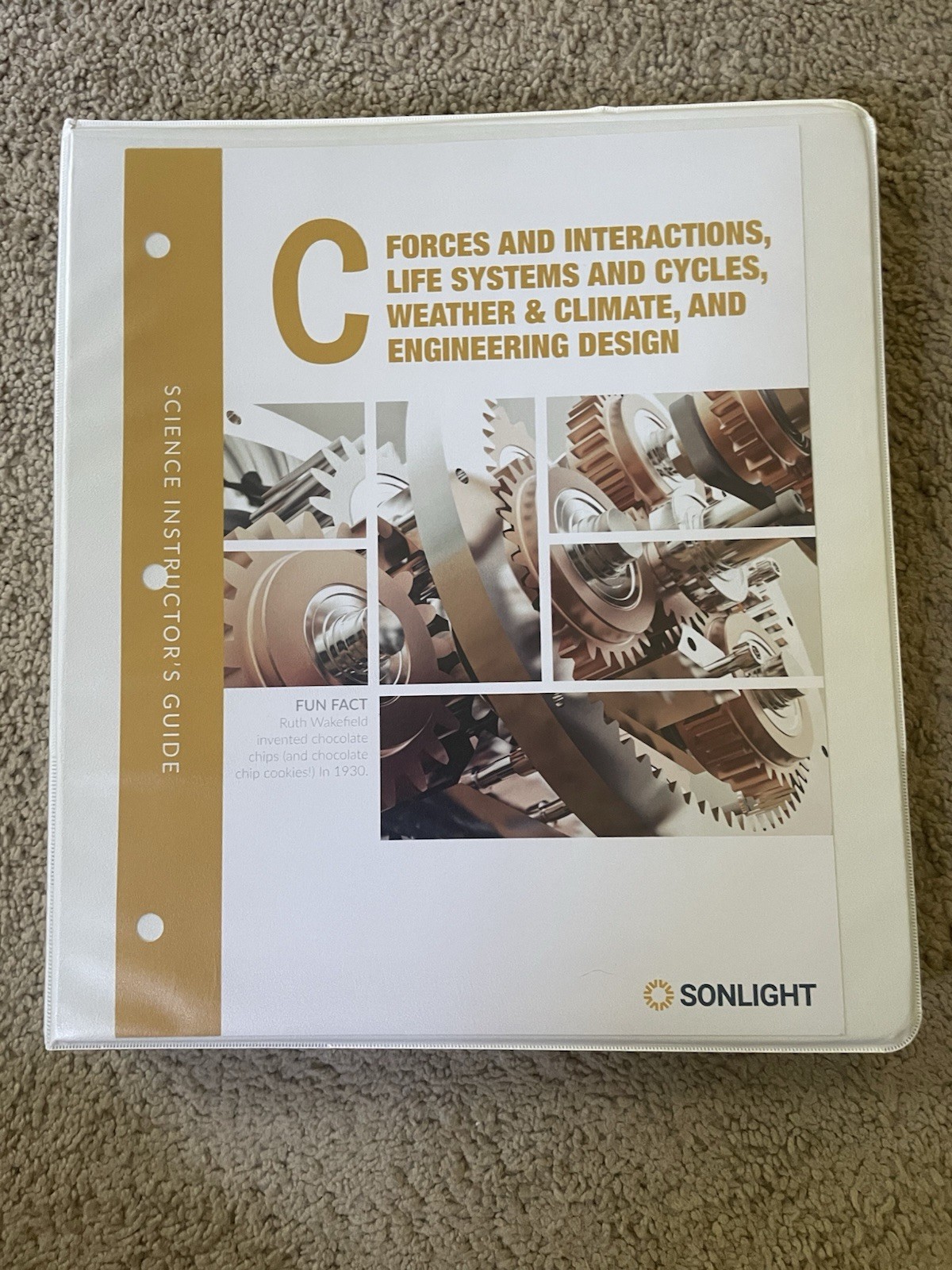 Sonlight Science (5-Day) C Instructor’s Guide Ring Binder Grade 3-4 Topics