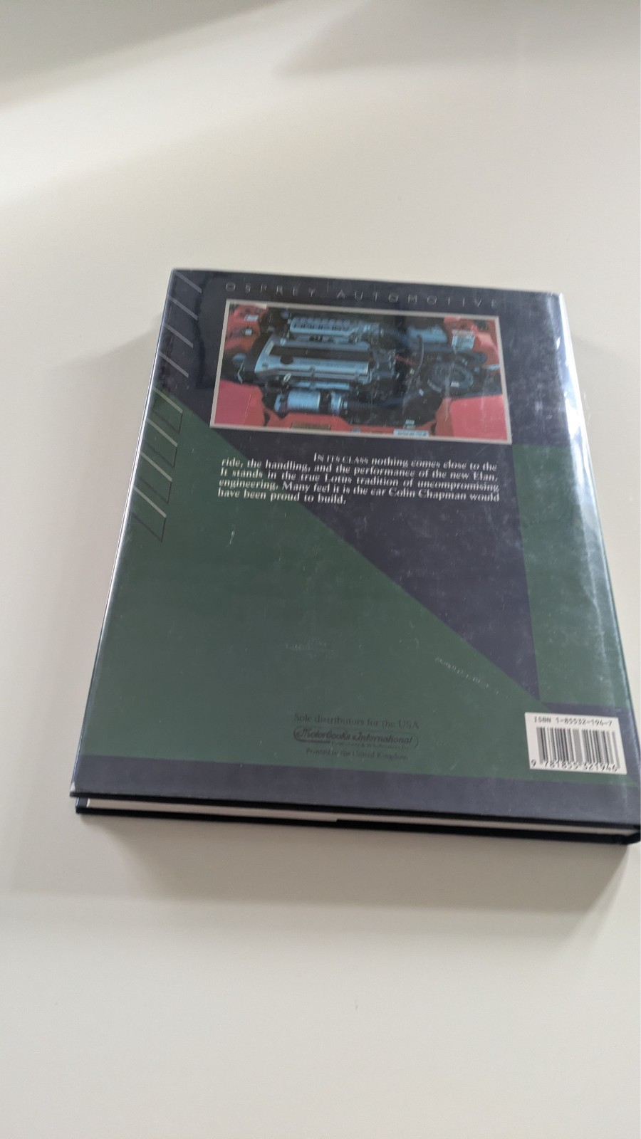 Lotus Elan – Mark Hughes 1992 Osprey Automotive ISBN 1-85532-194-7 Excellent