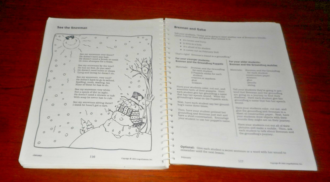 Listening for Articulation- All Year Round (LinguiSystems-Spiral PB 1993)
