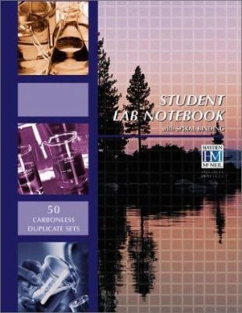 Student Lab Notebook : 50 Spiral Bound Duplicate Pages Spiral