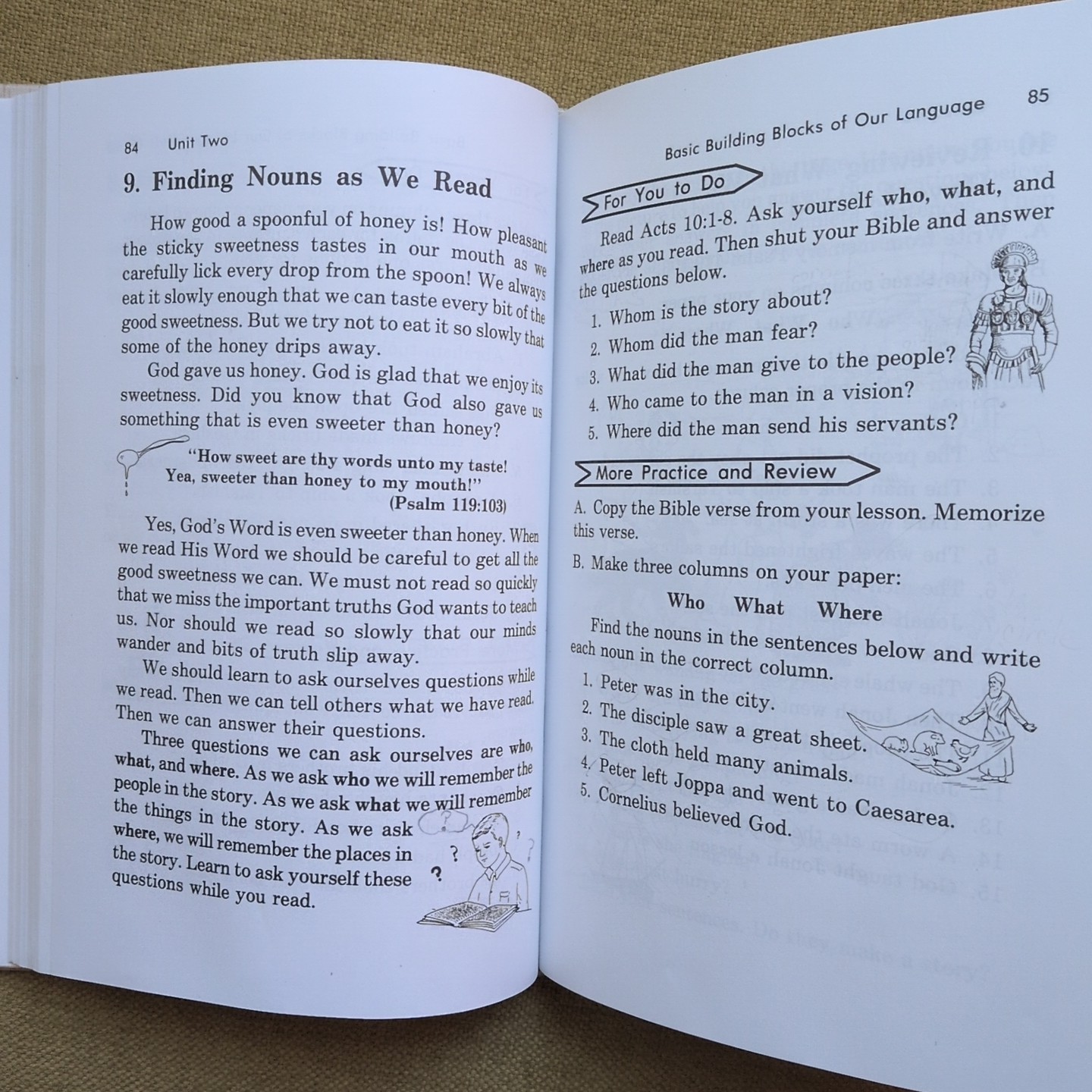 UNUSED Rod and Staff: Preparing to Build English 2 Book And Test Booklet Grammar