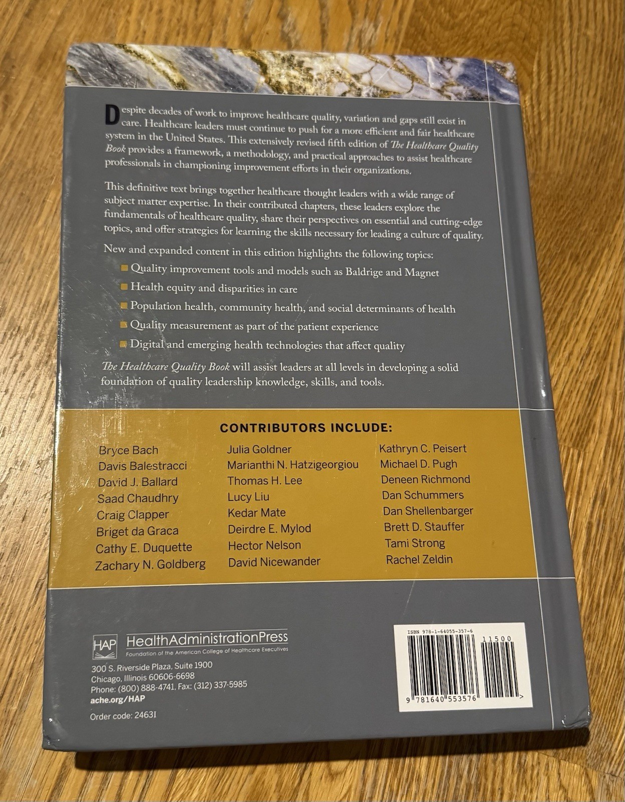 Health Administration Press Fifth Edition Healthcare Quality Textbook Hardcover