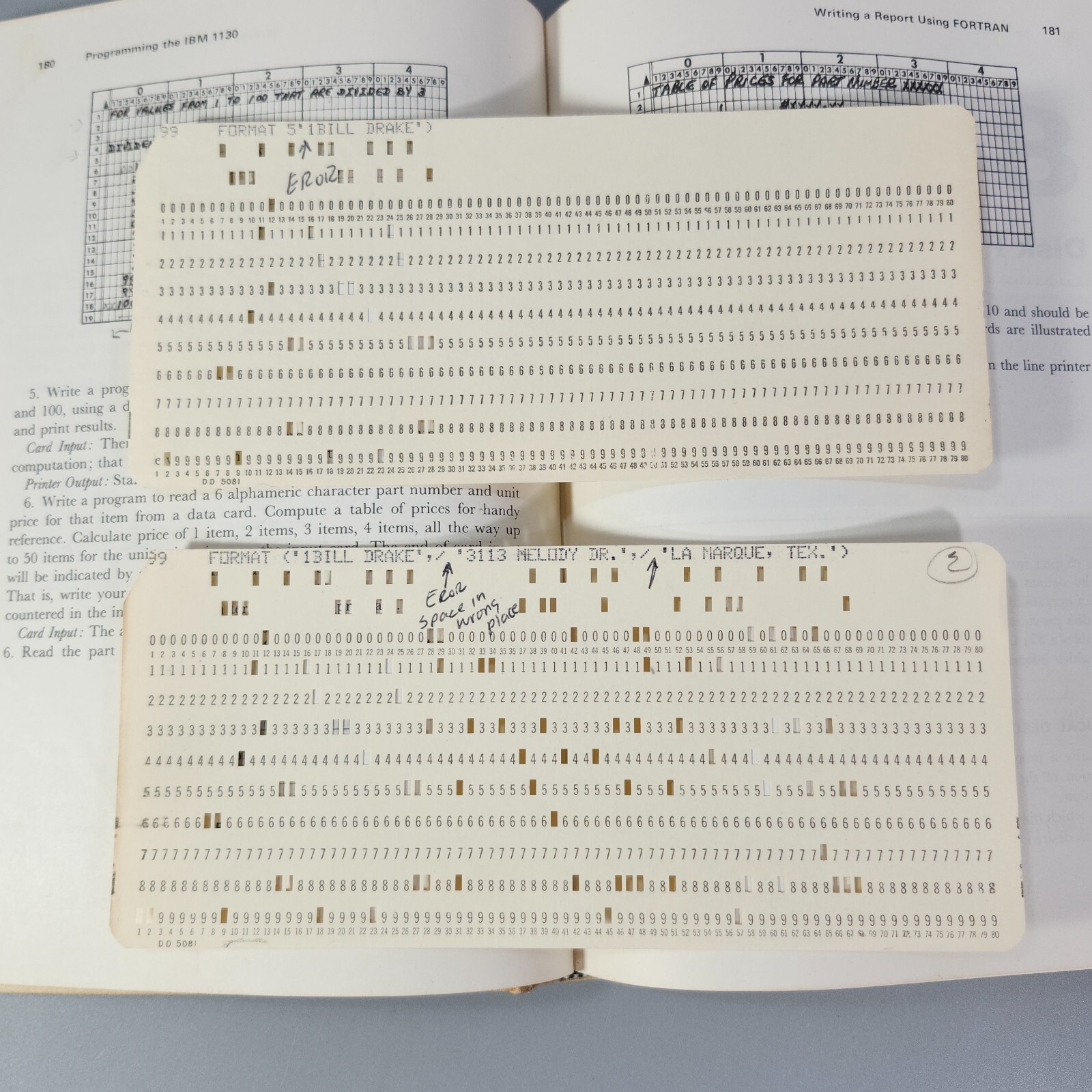 VTG Computer Program Textbook Programming the IBM 1130 JK Hughes 1969 Book HC