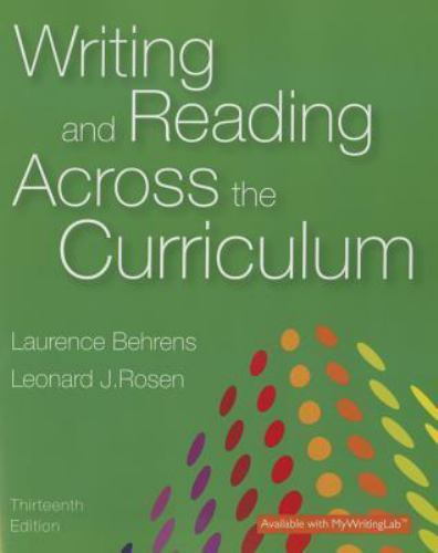 Writing and Reading Across the Curriculum (13th Edition)