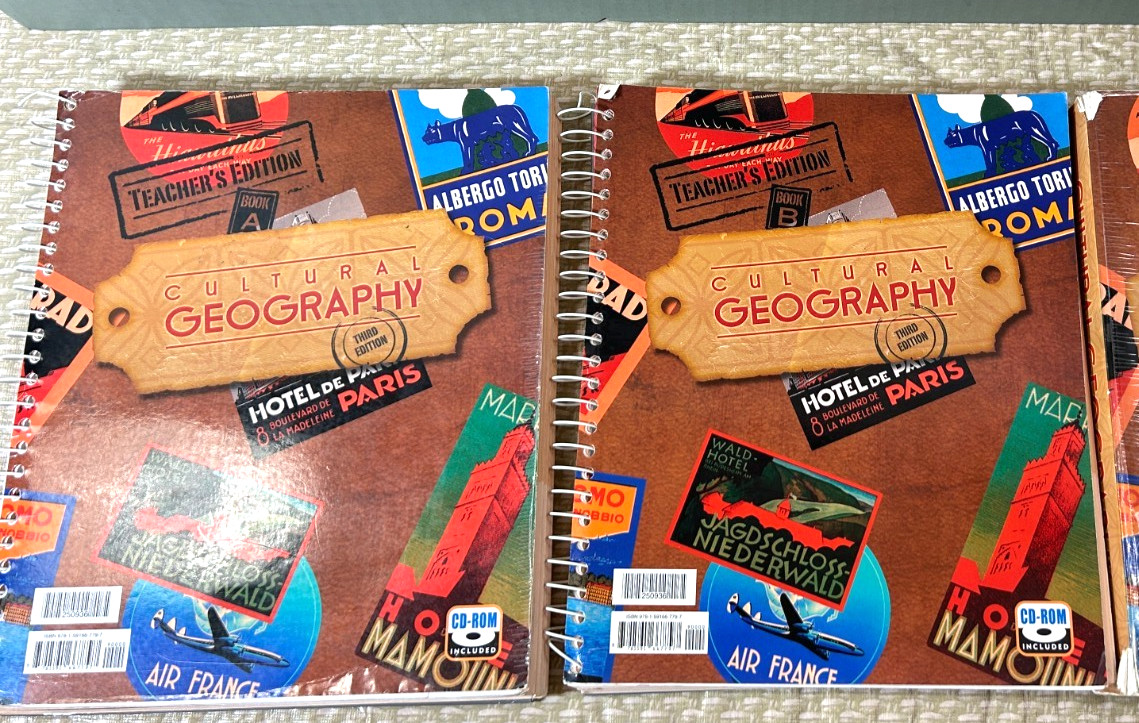 BJU Cultural Geography Third Edition Student Book and Teacher’s Book A&B w/CD