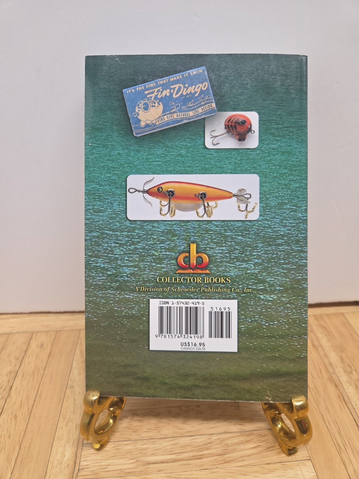 Vintage Fishing Lure & Reel Reference Books Lot (4) ID Value Guides Luckey Lewis