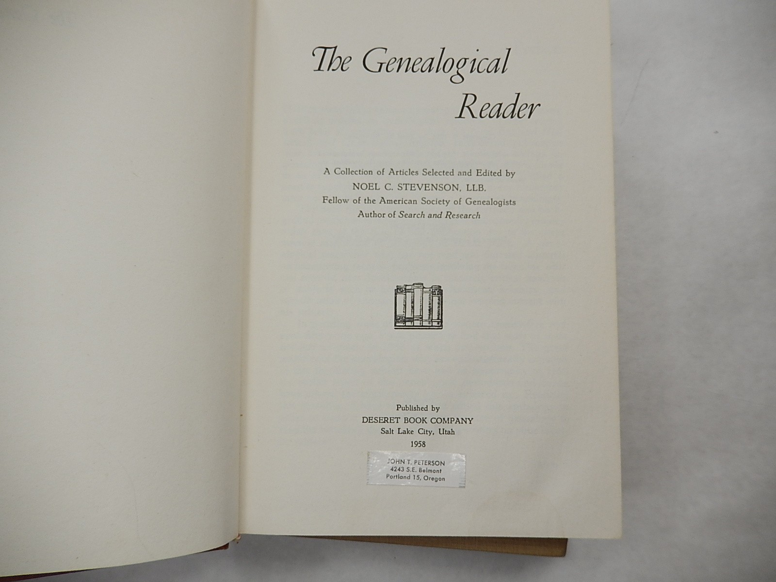 Lot of 3 Books for Gealogical Research Education and Help, Hardcovers