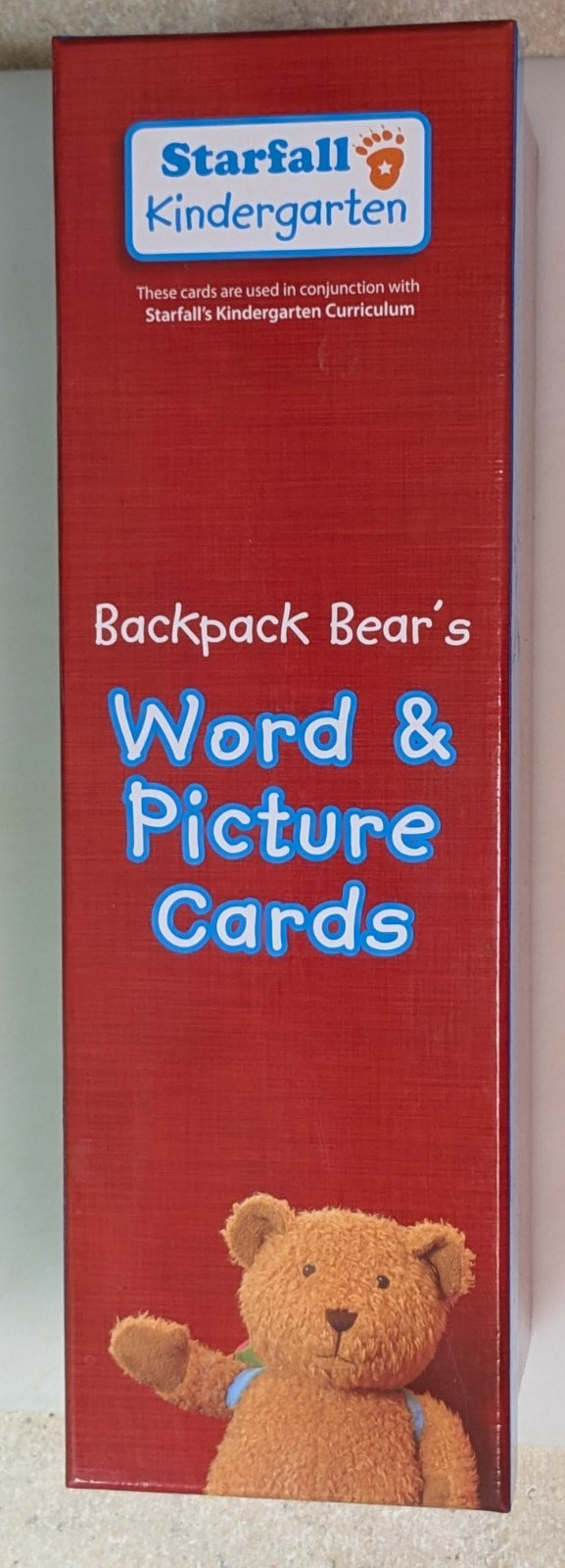 Backpack Bear’s Word & Picture Cards, Starfall Education. 223 Picture Cards