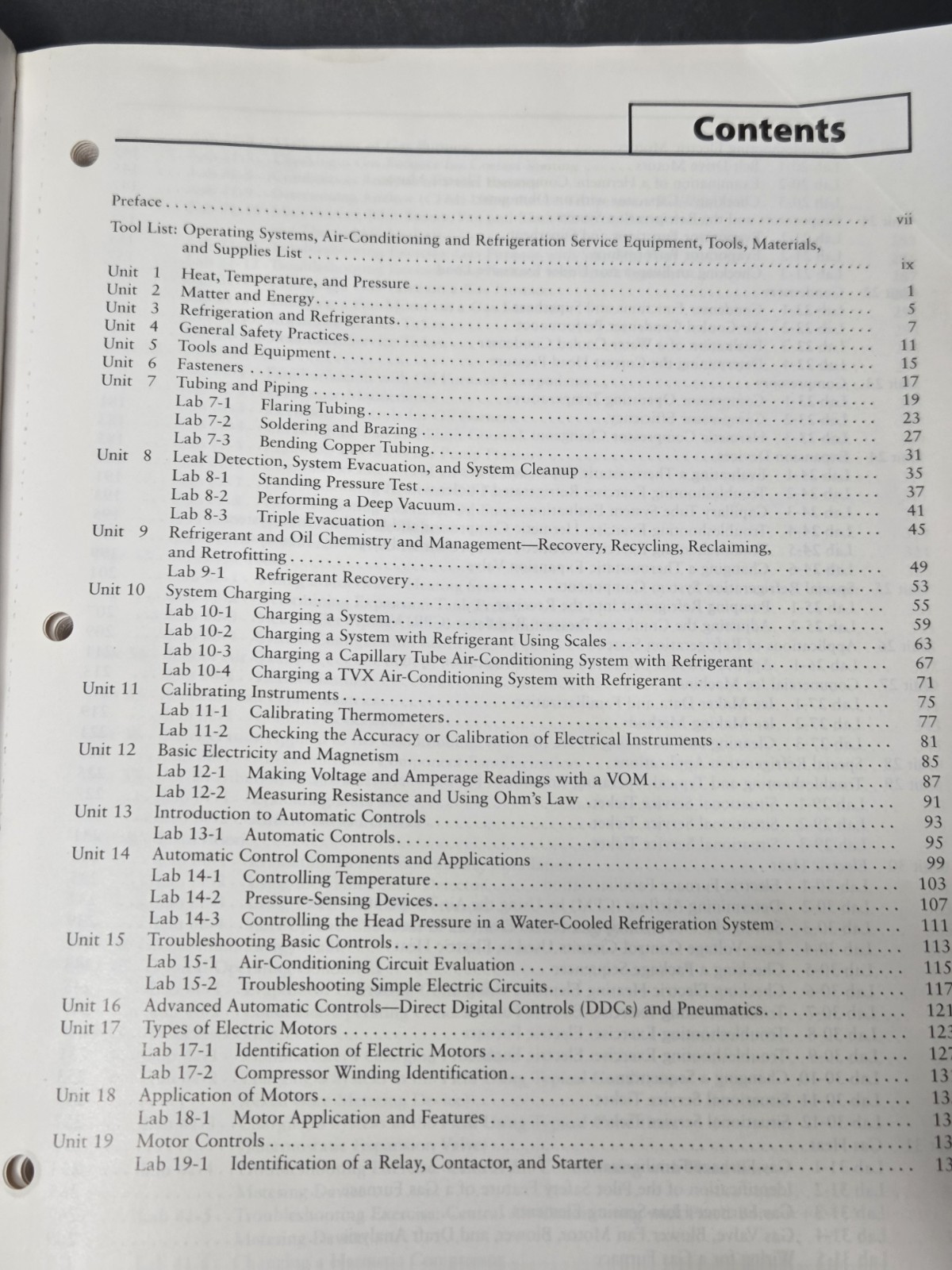 Refrigeration and Air Conditioning Technology Lab Manual Book 25th Anniversary