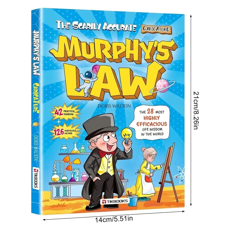 Murphy’s Law for Kids Life Lessons Guide Children Learning Book