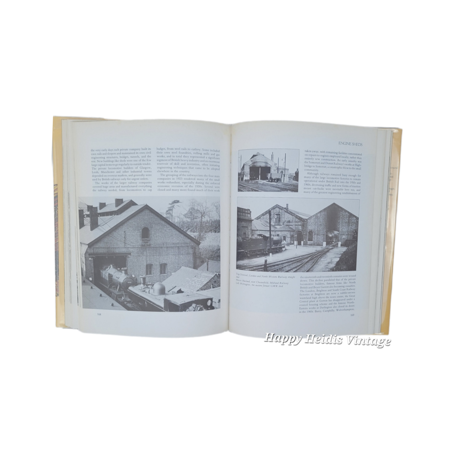 Railway Architecture by David Pearce 1980 Railroad History Hardcover Book Trains