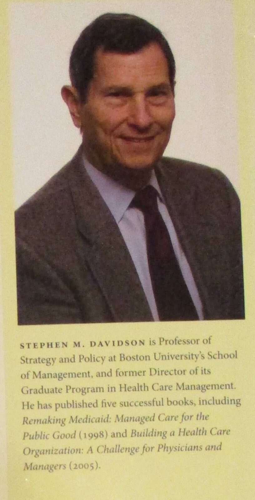 2010 Still Broken by Stephen M. Davidson SIGNED Hardcover Book D/J 304 Pages
