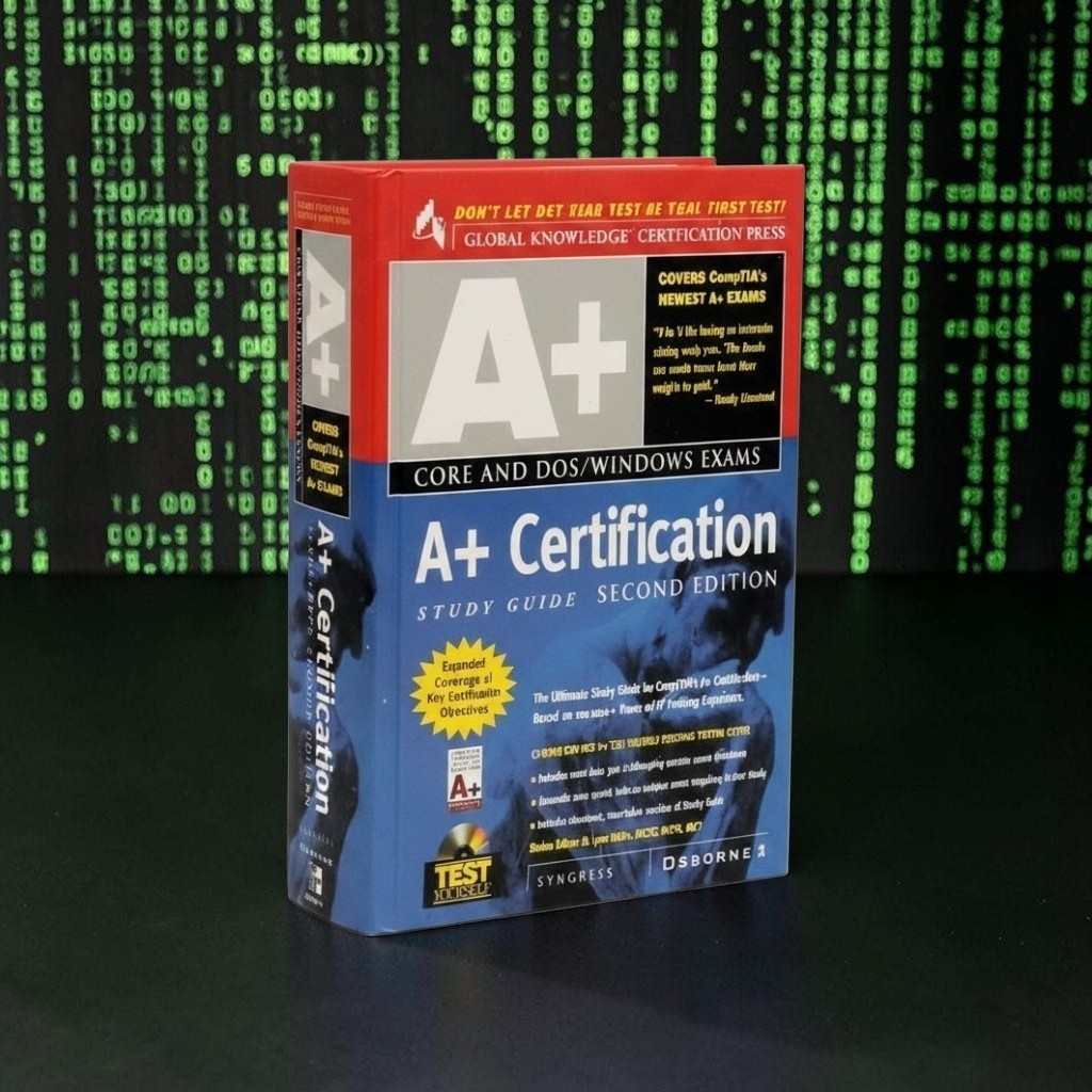 A+ certification 2nd Edition Study Guide Hardcover Book (NO CD-ROM INCLUDED)