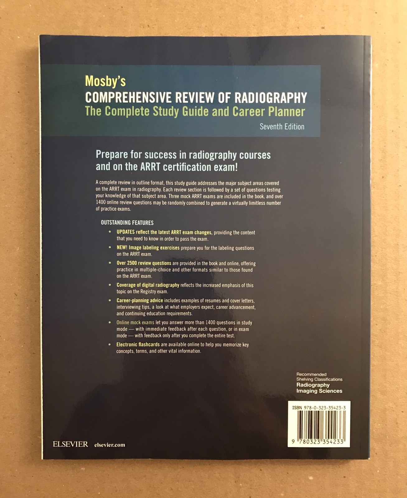 Mosby’s Comprehensive Review of Radiography – Seventh 7th Edition – Study Guide