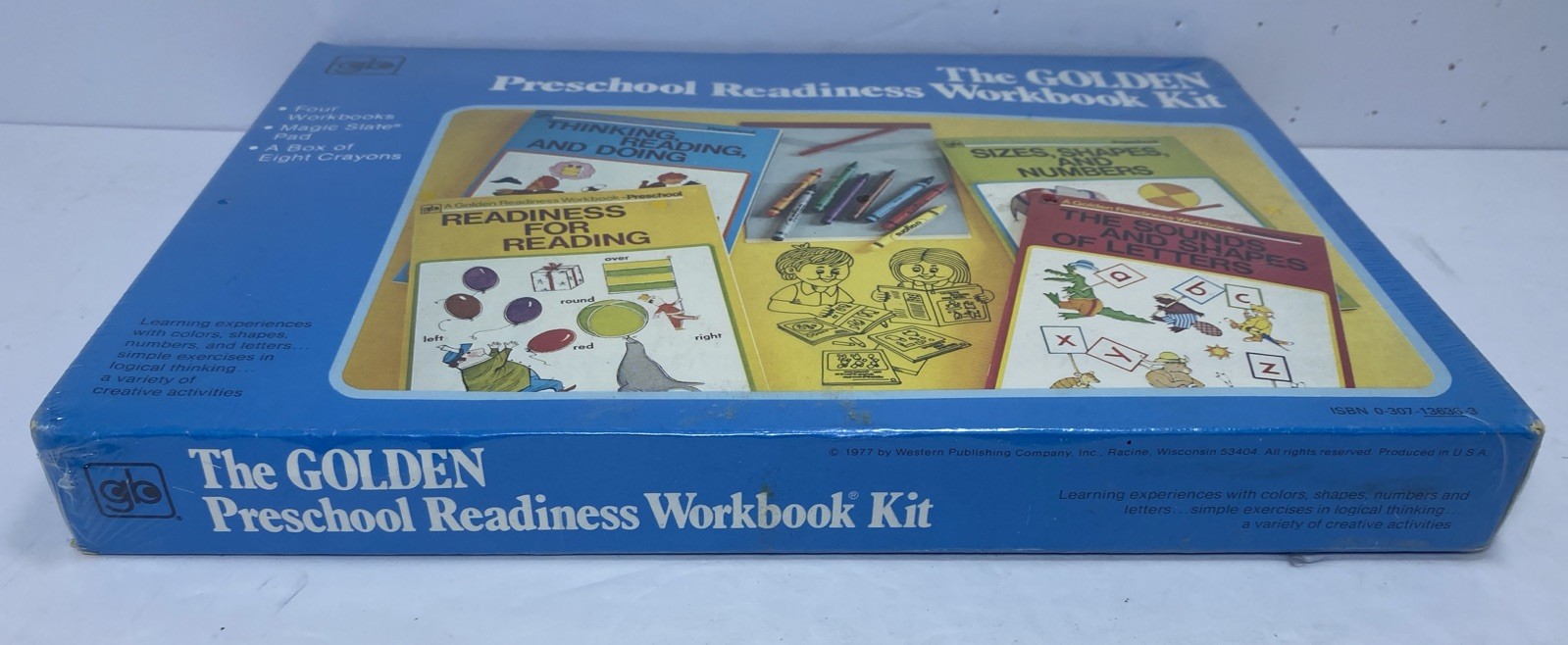 Vintage 1977 Golden Readiness Workbook Preschool Reading Kit SEALED BRAND NEW
