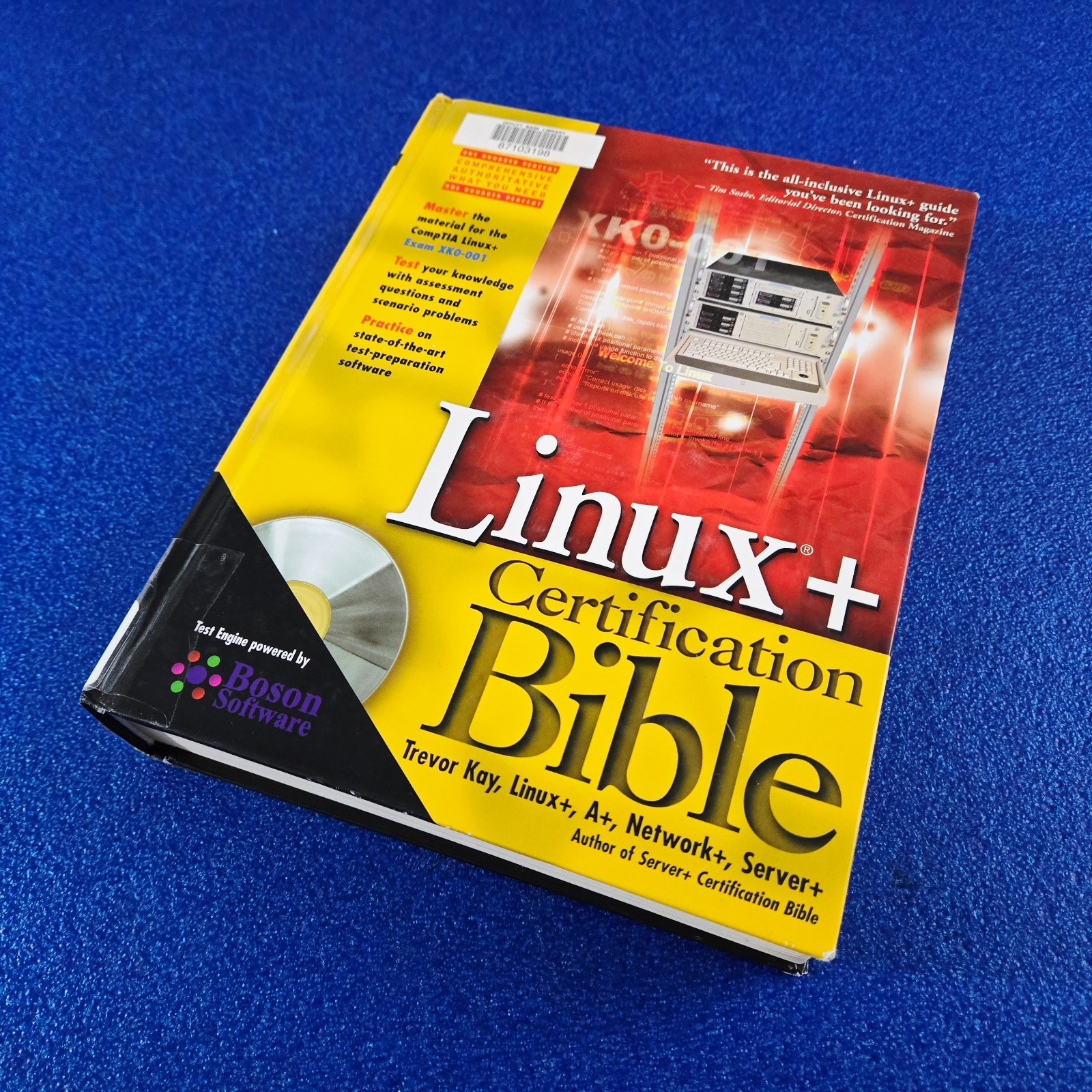LINUX + CERTIFICATION BIBLE HARDCOVER OPERATING SYSTEM TECH REFERENCE SHIPS FREE