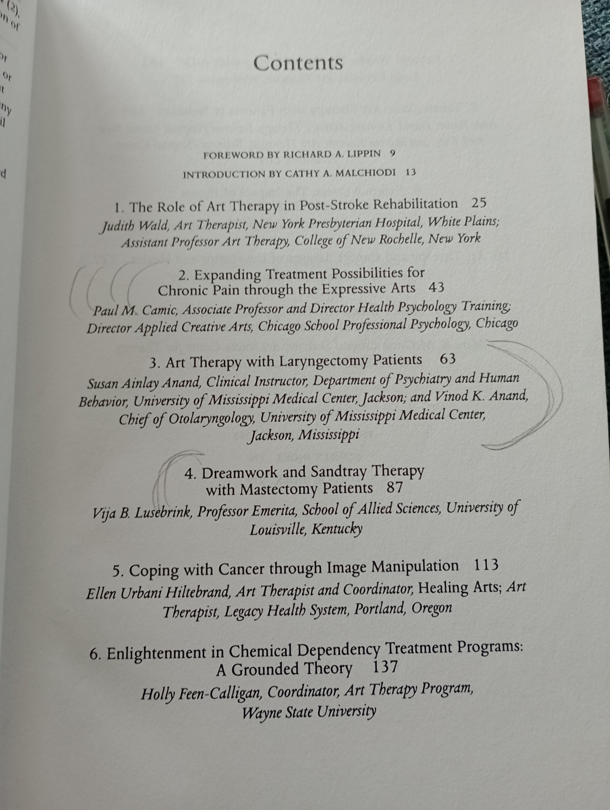 Medical Art Therapy with Adults, Cathy Malchiodi