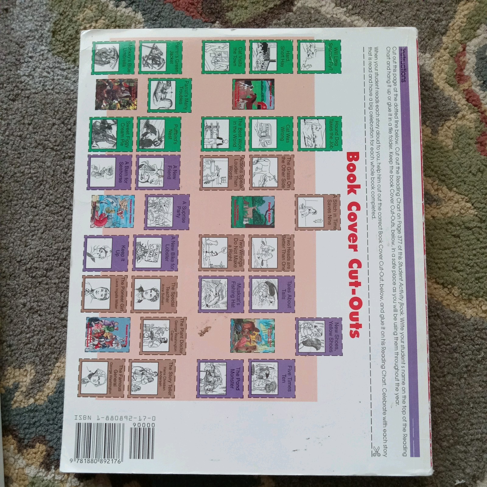 Student Activity Book; The Red Book (Learning Language Arts Through Literatu…