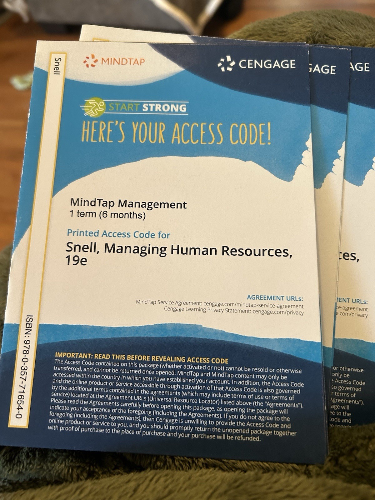 Mindtap Management 19e Cengage Access Code 6 Month Access