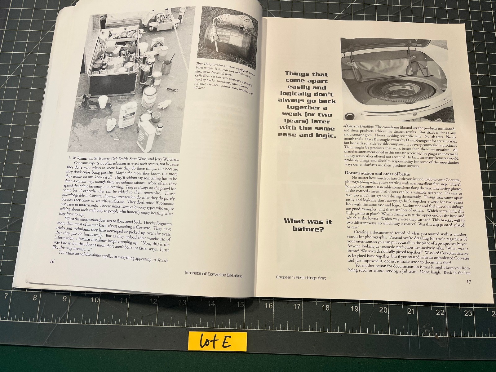 Chevrolet Corvette Secrets of Corvette Detailing Book 128 Pages by Mike Antonick