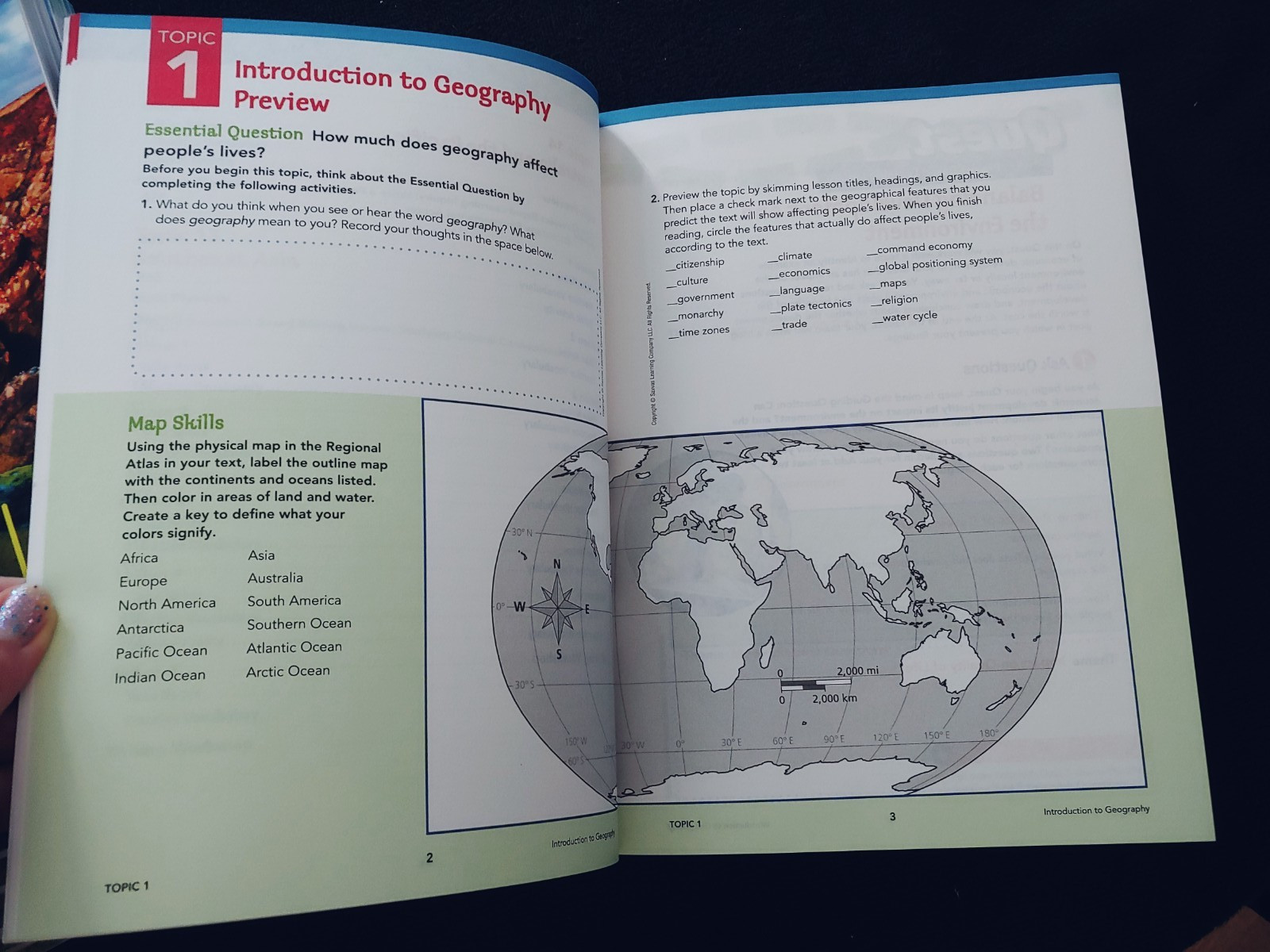 MyWorld Interactive: World Geography – Active Journal Workbook – Homeschool
