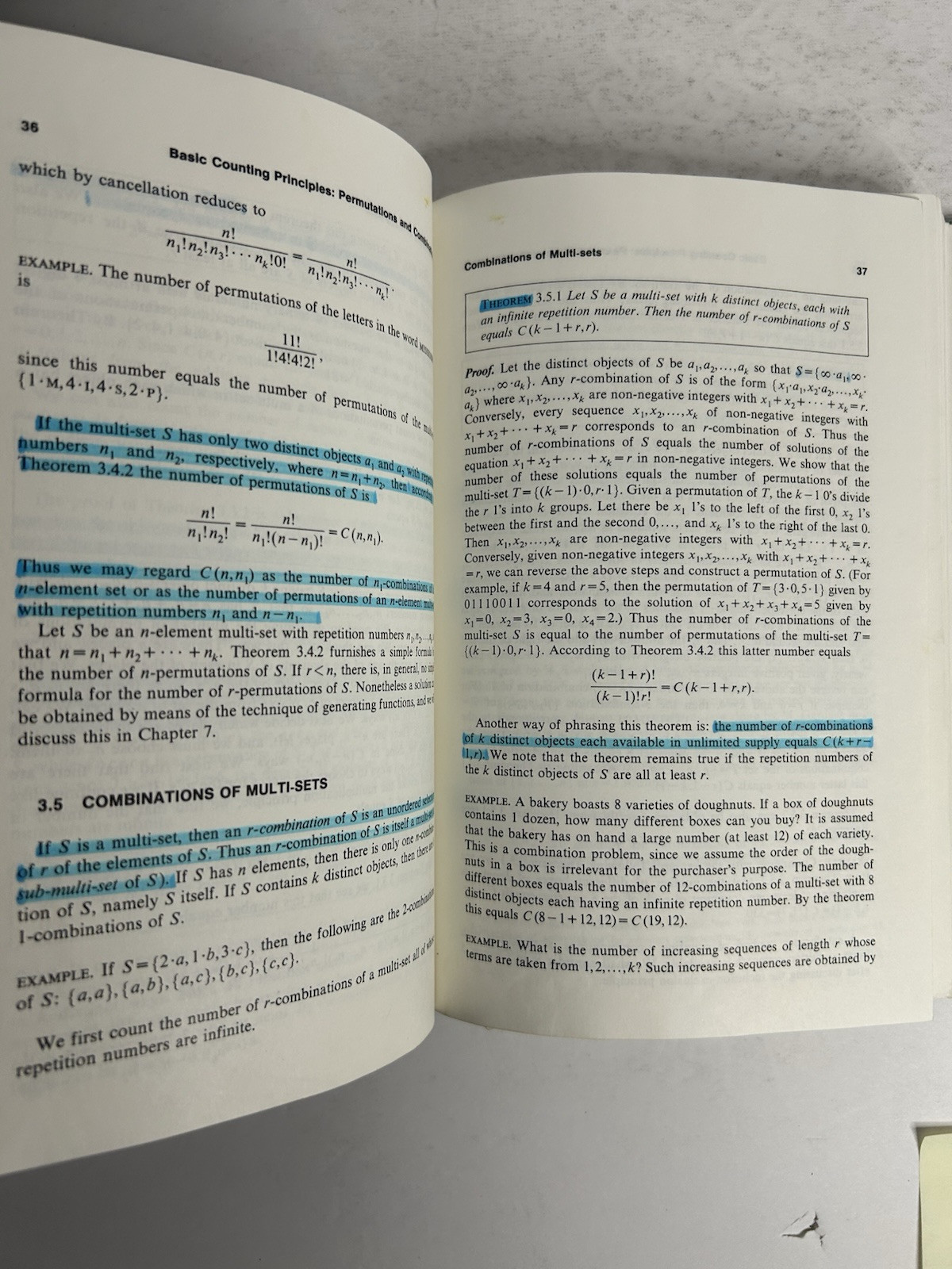 Introductory Combinatorics by Brualdi Richard – 1977 Vintage H/C