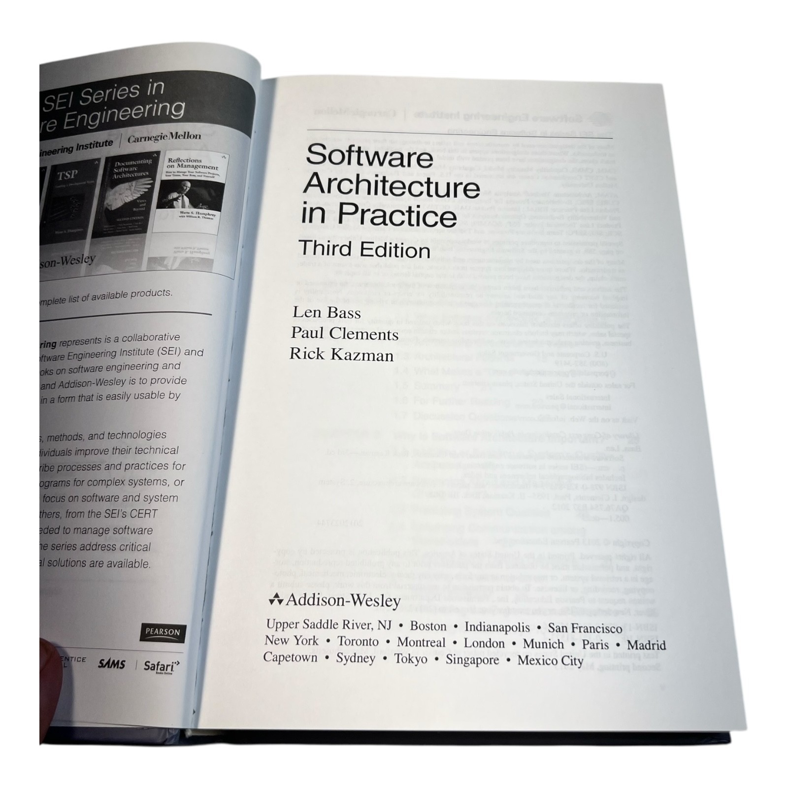 Sei Series in Software Engineering Ser.: Software Architecture in Practice by…