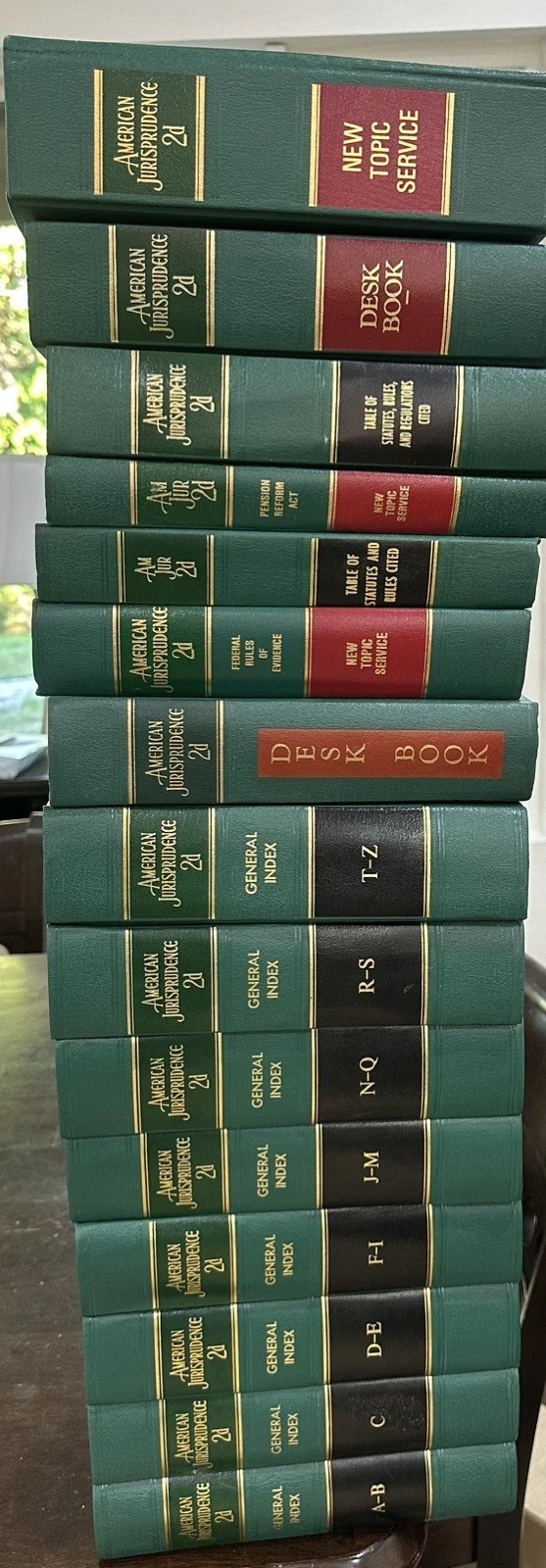 American Jurisprudence 2d. Miscellaneous Vols. Priced Per Book 99 Volumes